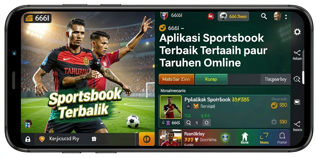 Tampilan gameplay Sportsbook yang menarik dan interaktif.