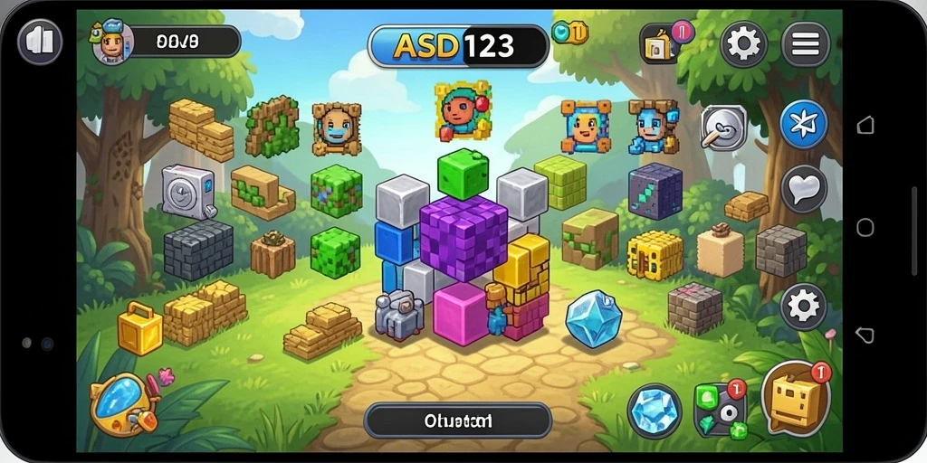Screenshot gameplay ASD123 yang menunjukkan tantangan puzzle menarik.