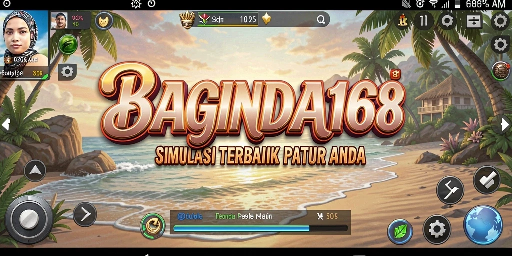 Screenshot utama BAGINDA168 yang menunjukkan gameplay seru game Simulation.