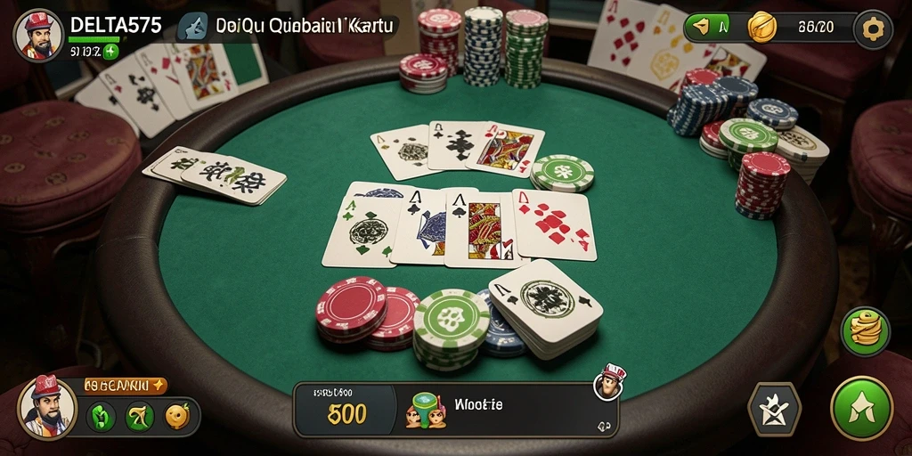 Tampilan gameplay seru dalam permainan QiuQiu DELTA575.