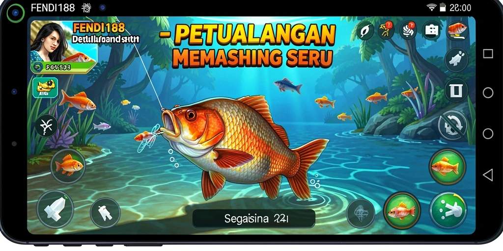 Gameplay memancing yang seru dan menantang di FENDI188.
