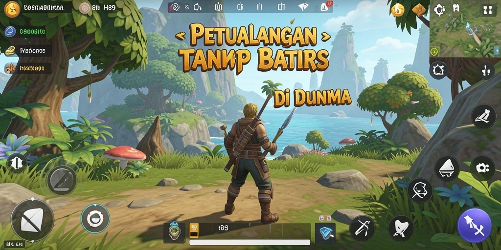 Screenshot utama H89 menampilkan eksplorasi dinamis dunia terbuka.