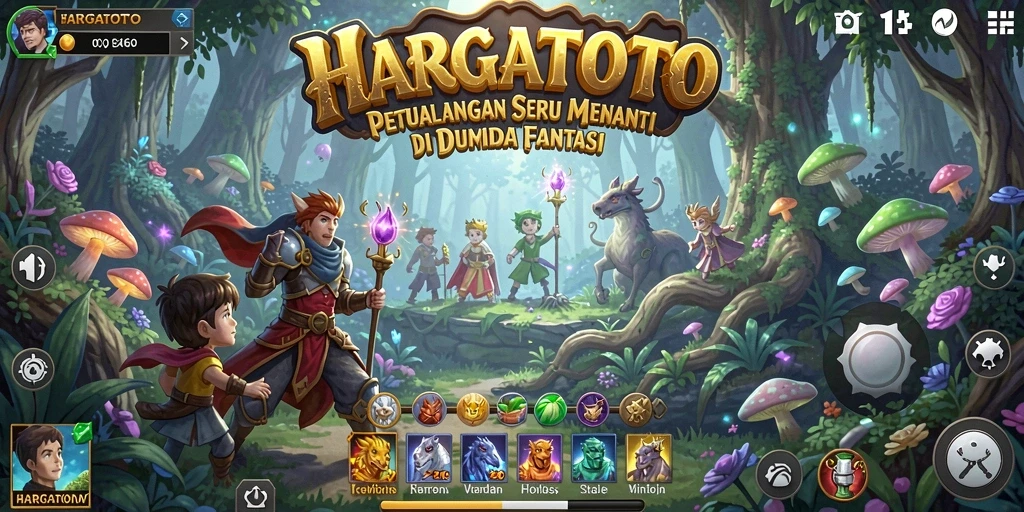 Tampilan gameplay HARGATOTO yang penuh aksi petualangan dan eksplorasi.