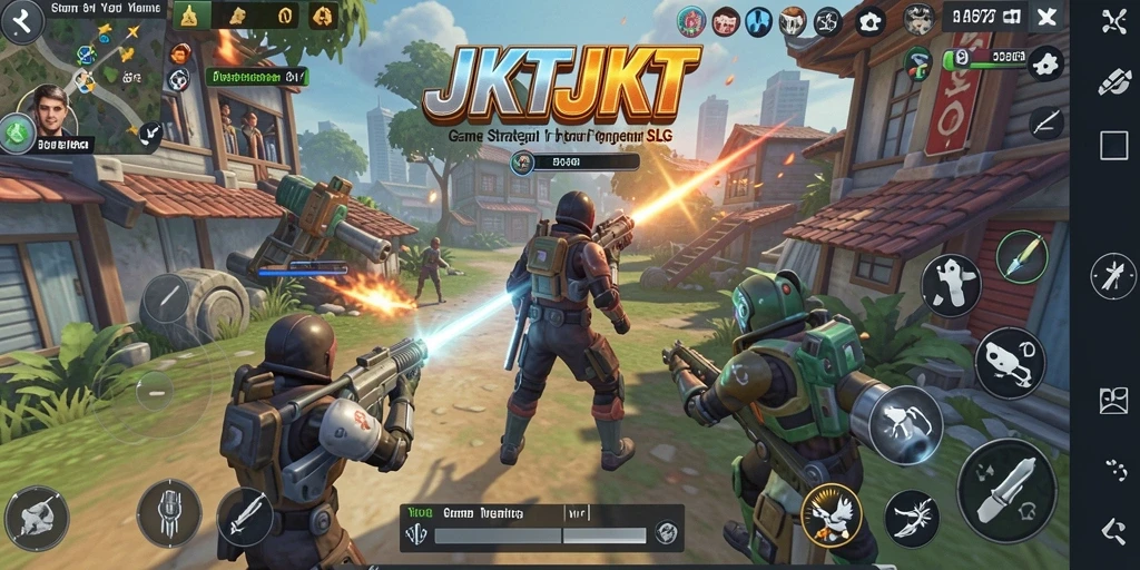 Gameplay SLG yang seru dan menantang di JKTJKT.
