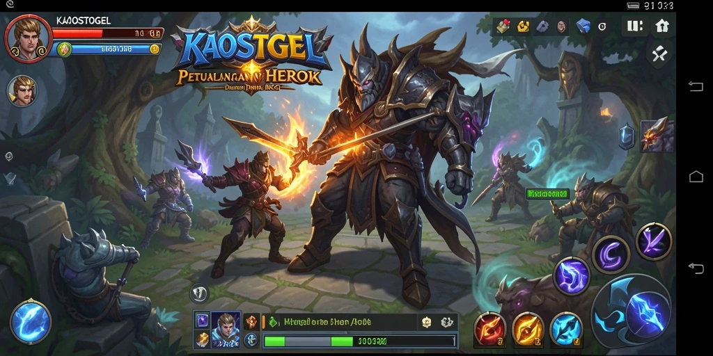 Tampilan gameplay ARPG yang seru dan mengasyikkan dari KAOSTOGEL.
