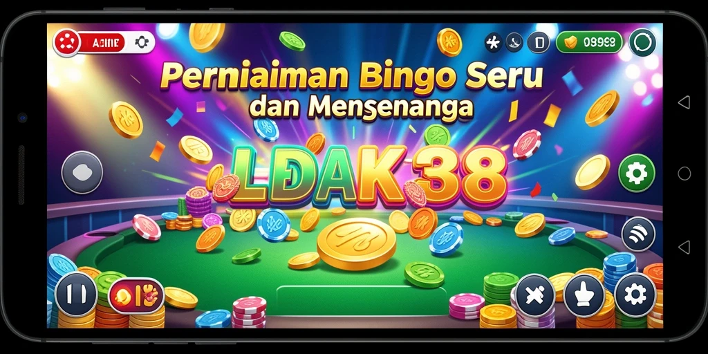 Tampilan gameplay seru dari LEDAK388 dengan berbagai pilihan Bingo.