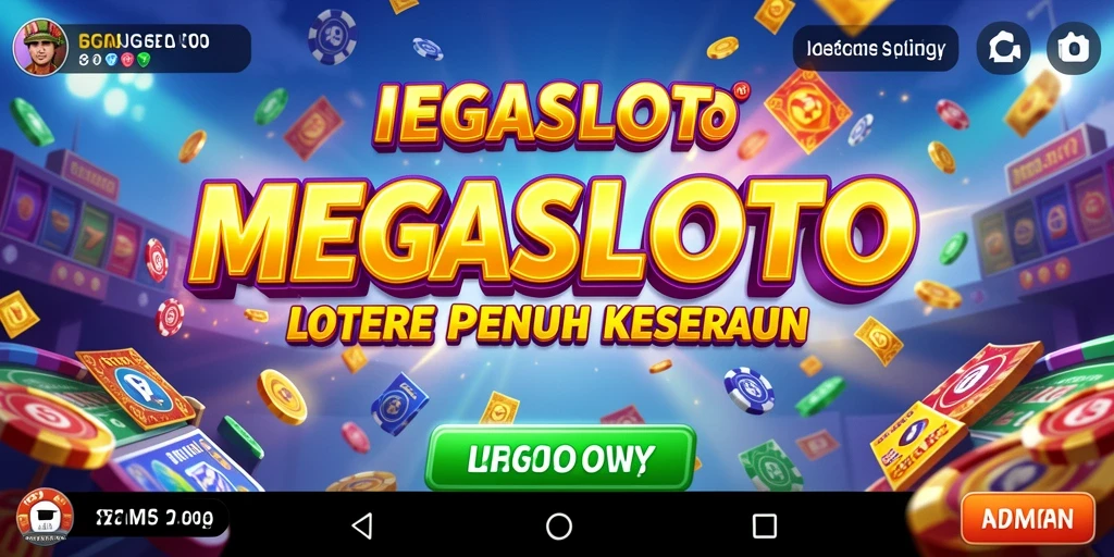 Tampilan permainan MEGASLOTO yang seru dan menantang.