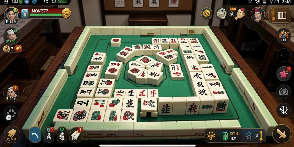 Tampilan gameplay <strong>MONTE77</strong> yang menarik dan penuh warna.