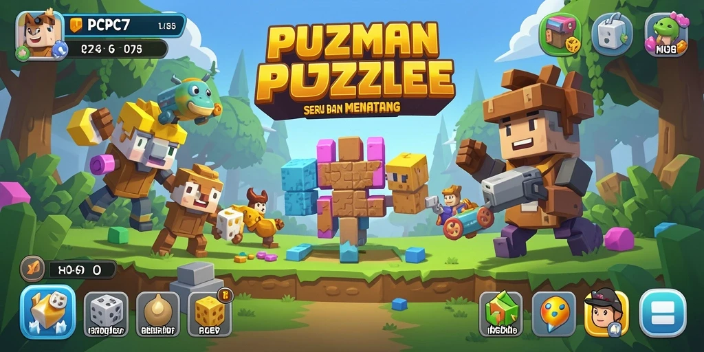 Screenshot PCPC7 menampilkan momen seru saat menyelesaikan teka-teki.