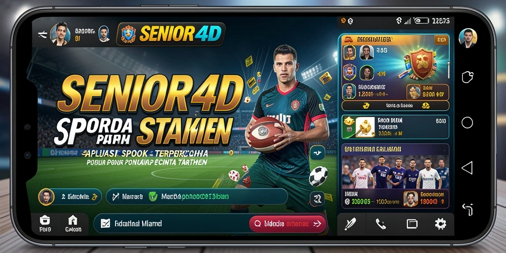 Tampilan gameplay tajam dan menarik dari SENIOR4D Sportsbook.