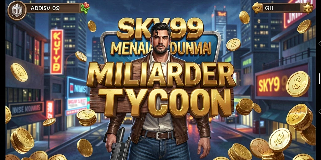Tampilan utama screenshot yang menunjukkan gameplay Tycoon yang mendebarkan.