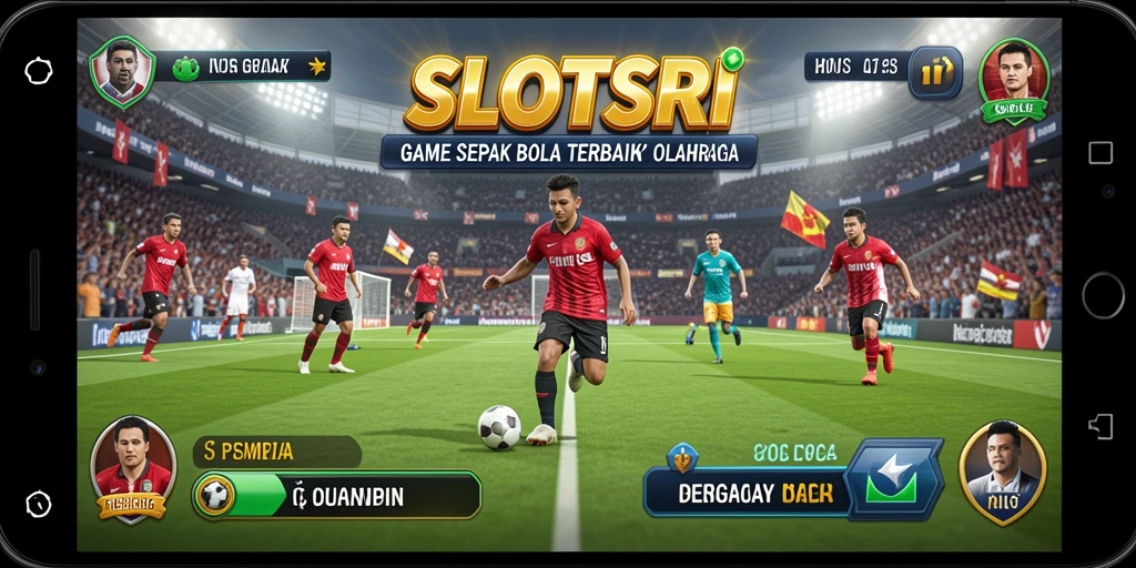 Tampilan menakjubkan dari gameplay sepak bola yang seru di SLOTSRI.