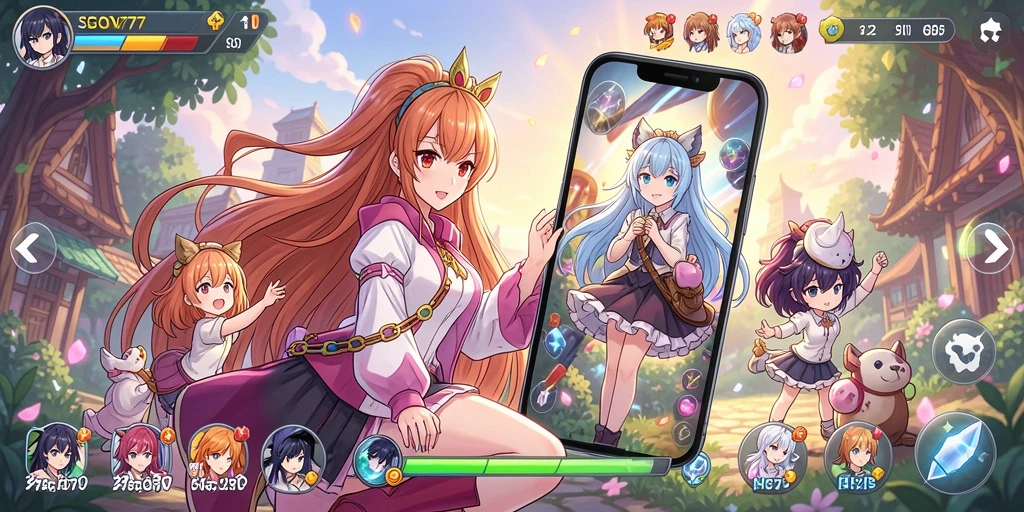 Tampilan gameplay yang mendebarkan dan penuh warna dari SOV777.