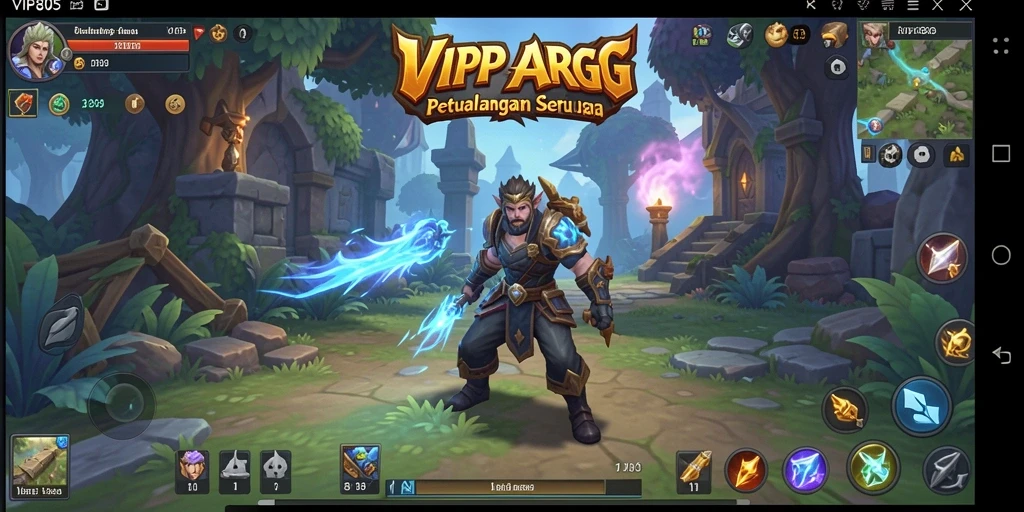 Tampilan menarik dari gameplay ARPG di VIP805 dengan karakter yang dinamis.